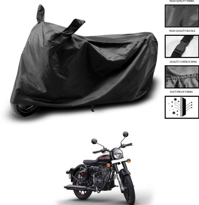 CODOKI Waterproof Two Wheeler Cover for Royal Enfield(Bullet, Black)