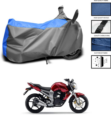 CODOKI Waterproof Two Wheeler Cover for Yamaha(FZ-S FI, Grey, Blue)