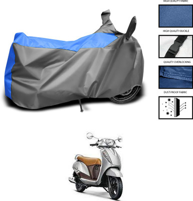 PAGORA Waterproof Two Wheeler Cover for Suzuki(Access, Grey, Blue)