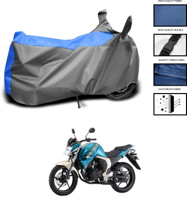 CODOKI Waterproof Two Wheeler Cover for Yamaha(FZ, Grey, Blue)