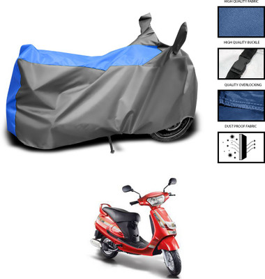 CODOKI Waterproof Two Wheeler Cover for Mahindra(Duro, Grey, Blue)