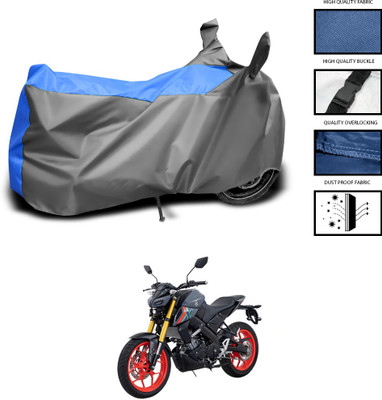 CODOKI Waterproof Two Wheeler Cover for Yamaha(MT 15, Grey, Blue)