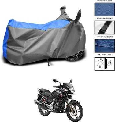 CODOKI Waterproof Two Wheeler Cover for Hero(CBZ, Grey, Blue)