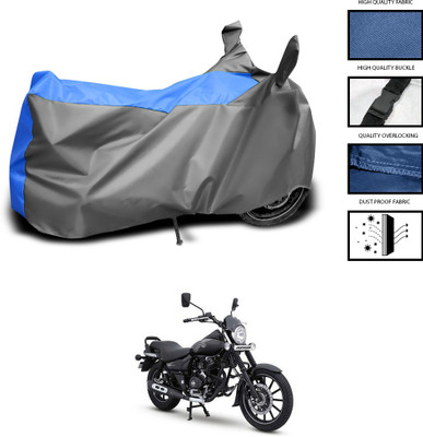 CODOKI Waterproof Two Wheeler Cover for Bajaj(Avenger 220 DTS-i, Grey, Blue)