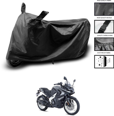 CODOKI Waterproof Two Wheeler Cover for Bajaj(Pulsar RS 200, Black)