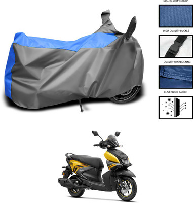 CODOKI Waterproof Two Wheeler Cover for Yamaha(RayZR 125 Fi, Grey, Blue)