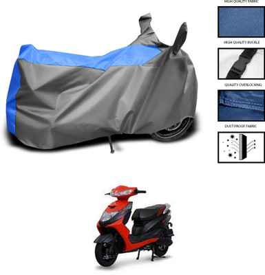 CODOKI Waterproof Two Wheeler Cover for Ampere(Zeal, Grey, Blue)