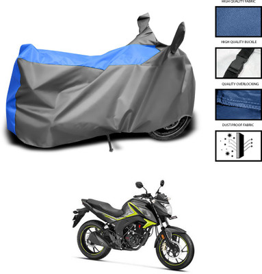 CODOKI Waterproof Two Wheeler Cover for Honda(CB Hornet 160, Grey, Blue)