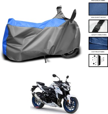 PAGORA Waterproof Two Wheeler Cover for Suzuki(GSX, Grey, Blue)