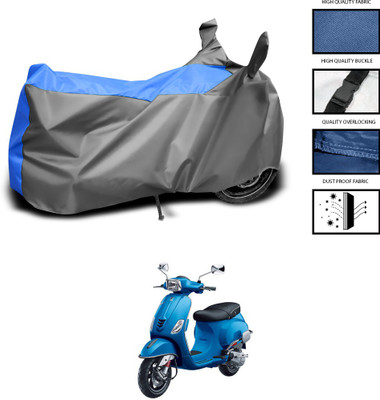 CODOKI Waterproof Two Wheeler Cover for Vespa(Vespa, Grey, Blue)