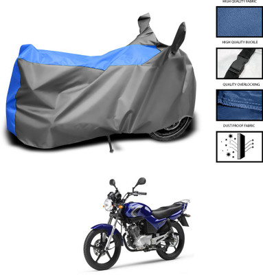 CODOKI Waterproof Two Wheeler Cover for Yamaha(YBR 110, Grey, Blue)