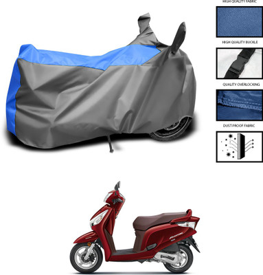 CODOKI Waterproof Two Wheeler Cover for Honda(Aviator, Grey, Blue)