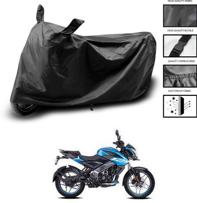 PAGORA Waterproof Two Wheeler Cover for Bajaj(Pulsar NS 200, Black)