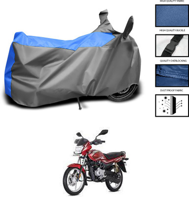 CODOKI Waterproof Two Wheeler Cover for Bajaj(Platina, Grey, Blue)