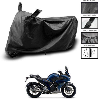 CODOKI Waterproof Two Wheeler Cover for Yamaha(Fazer, Black)