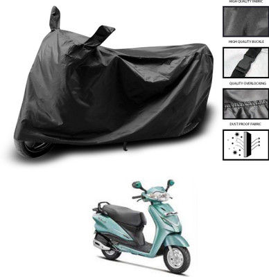 PAGORA Waterproof Two Wheeler Cover for Hero(Duet, Black)