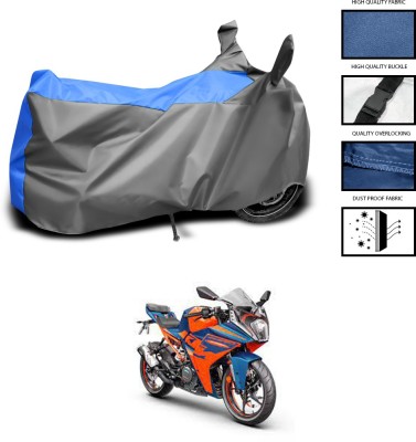 PAGORA Waterproof Two Wheeler Cover for KTM(RC 390, Grey, Blue)