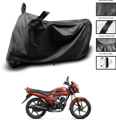 PAGORA Waterproof Two Wheeler Cover for Honda(Dream Yuga, Black)