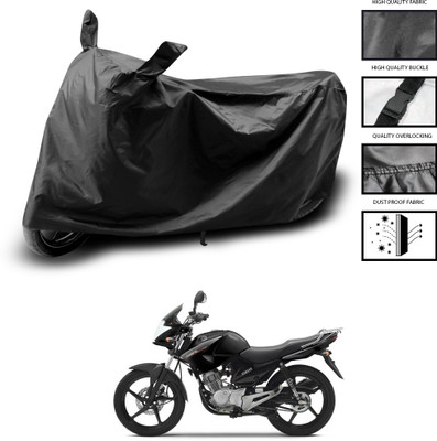 GOSHIV-car and bike accessories Waterproof Two Wheeler Cover for Yamaha(YBR 125, Black)