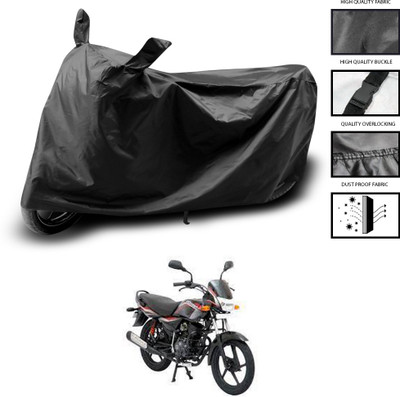 PAGORA Waterproof Two Wheeler Cover for Bajaj(Platina 125, Black)