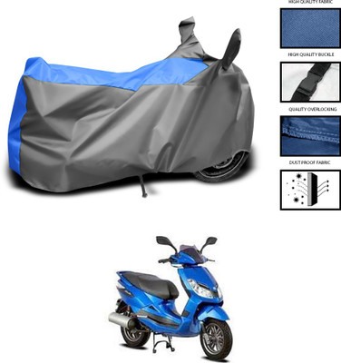 CODOKI Waterproof Two Wheeler Cover for Bajaj(Blade 125, Grey, Blue)