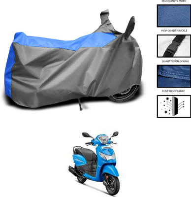 PAGORA Waterproof Two Wheeler Cover for Hero(Pleasure, Grey, Blue)