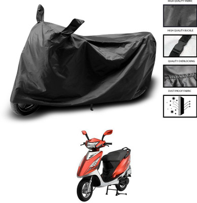 GOSHIV-car and bike accessories Waterproof Two Wheeler Cover for TVS(Scooty Streak, Black)