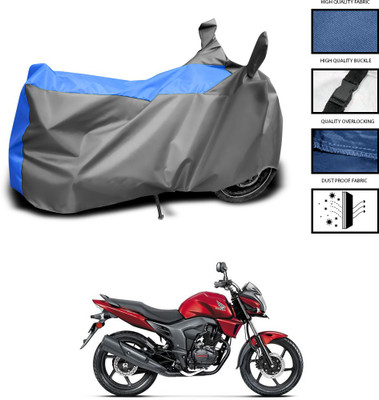 CODOKI Waterproof Two Wheeler Cover for Honda(CB Trigger, Grey, Blue)