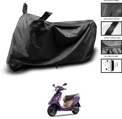 CODOKI Waterproof Two Wheeler Cover for TVS(Scooty Zest 110, Black)