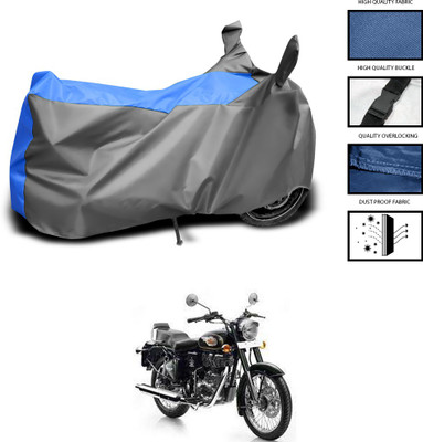 PAGORA Waterproof Two Wheeler Cover for Royal Enfield(Electra, Grey, Blue)