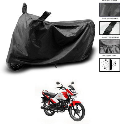 CODOKI Waterproof Two Wheeler Cover for Hero(Splendor I Smart, Black)