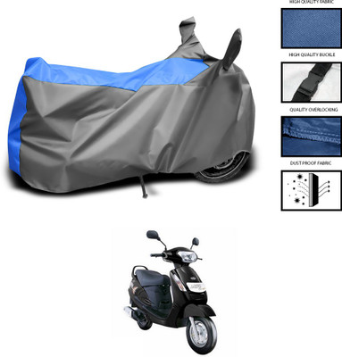 PAGORA Waterproof Two Wheeler Cover for Mahindra(Duro DZ, Grey, Blue)