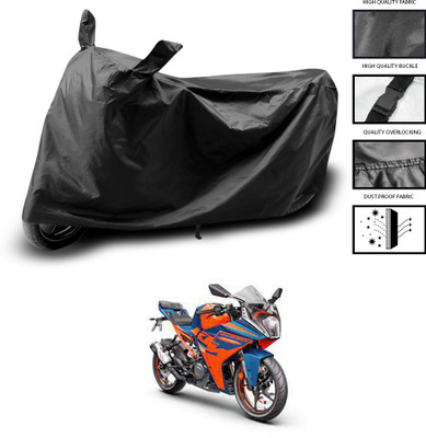 CODOKI Waterproof Two Wheeler Cover for KTM(RC 390, Black)