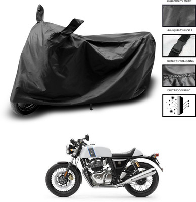 CODOKI Waterproof Two Wheeler Cover for Royal Enfield(Continental GT, Black)