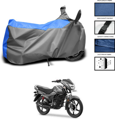 CODOKI Waterproof Two Wheeler Cover for TVS(Victor GLX, Grey, Blue)