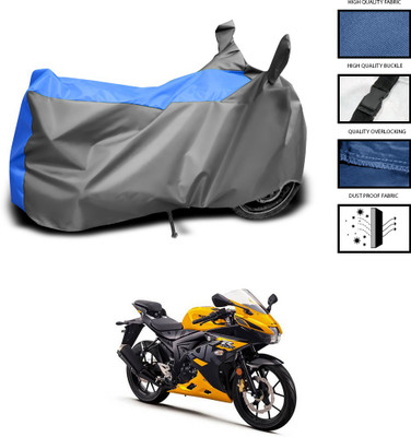 PAGORA Waterproof Two Wheeler Cover for Suzuki(GSX-S750, Grey, Blue)