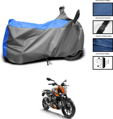 CODOKI Waterproof Two Wheeler Cover for KTM(125 Duke, Grey, Blue)