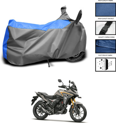 CODOKI Waterproof Two Wheeler Cover for Honda(CB, Grey, Blue)