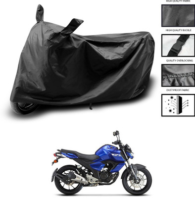PAGORA Waterproof Two Wheeler Cover for Yamaha(FZ S V3.0 FI, Black)