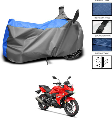 CODOKI Waterproof Two Wheeler Cover for Hero(MotoCorp Xtreme 200S, Grey, Blue)