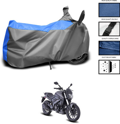 CODOKI Waterproof Two Wheeler Cover for Bajaj(Dominar 250, Grey, Blue)
