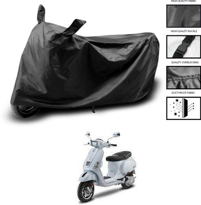 PAGORA Waterproof Two Wheeler Cover for Piaggio(Vespa SXL, Black)