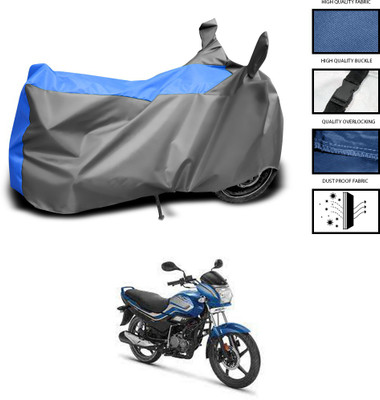 CODOKI Waterproof Two Wheeler Cover for Hero(Super Splendor, Grey, Blue)