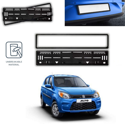 Gadiparts ™ Car Number Plate Frame Hard Material Car exterior For Alto k10 Car Number Plate(Plastic 50 cm  x  15 cm)