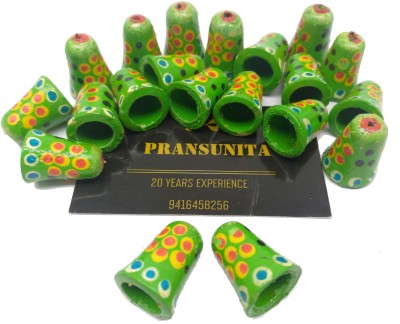 PRANSUNITA Wooden Bells Beads (2.5 cm) Used for Art and Crafts, Dresses Pack of 20