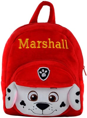 IUGA kids School Bag / Soft Plush Bag/Soft Toys (Marshall) School Bag(Red, 11 L)