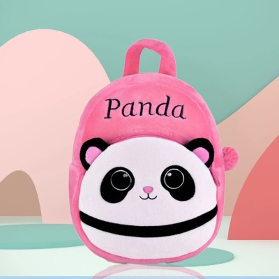 IUGA kids School Bag / Soft Plush Bag/Soft Toys (Panda) School Bag(Multicolor, 11 L)