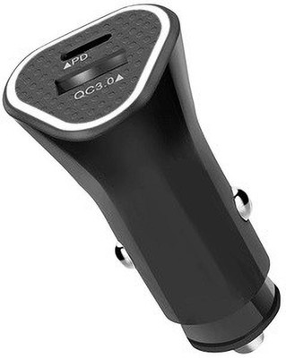 TECHGEAR 15.5 W Turbo Car Charger(Black)