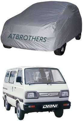 ATBROTHERS Car Cover For Maruti Suzuki Omni (Without Mirror Pockets)(Grey)
