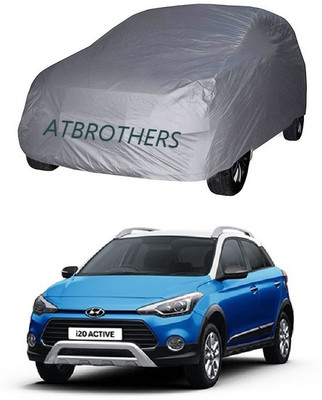 ATBROTHERS Car Cover For Hyundai i20 Active 1.2 SX with AVN (Without Mirror Pockets)(Grey)